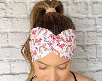 Pink Nurse Headband, RN Clothing, medical hair band, healthcare accessory, nurse grad gift