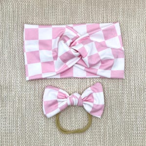 Mommy and Me Headband Set, Mom and Baby Matching Headbands, Mom and Toddler Matching Headbands, bow headbands, wide headbands, soft stretchy