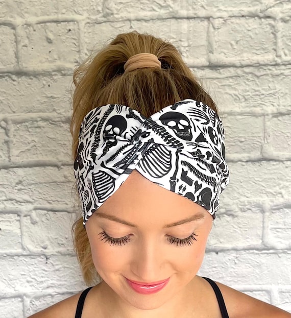 Rad tech Headband, radiology tech accessory, xray technologist clothing, radiologist gift, skeleton print