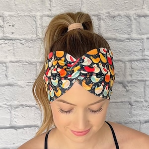 Chicken headband, funny hair band, homesteading gifts, animal theme accessories, pediatric nurse clothing