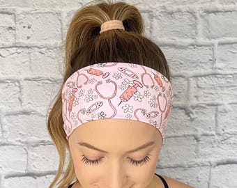 Medical Headband, Stethoscope Headband, Patient Tech Gift, Nurse Gift, Physician Gift, Med School Gift, Residency Gift, nurse headband