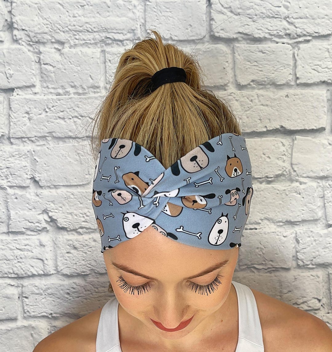 Dog Print Headband, Vet Tech Headband, Veterinarian Accessories, Vet