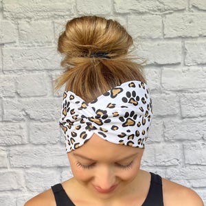 Dog Paw Cheetah Print Headband, Dog Headband, Dog Print Headband, Animal Lover Gift, Cat Headband, Vet Tech Headband, Veterinarian gift