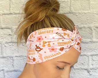 Physical Therapist Headband, PT Hair band, dpt gift