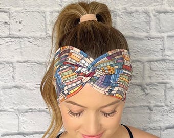 Book Lover Headband Accessory, Book Club Gift, Reading theme idea, teacher appreciation