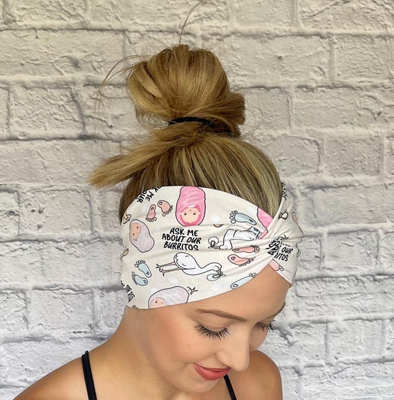 NICU nurse Headband, L and D headband, Midwife, Labor Delivery gift, Mother Baby, obgyn clothing