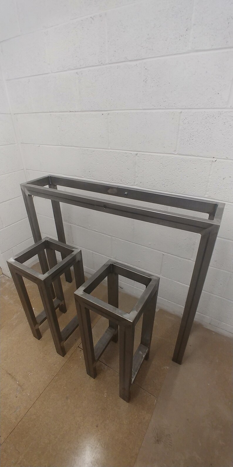 Breakfast Bar & Stool Frames Including Wooden Tops Etsy