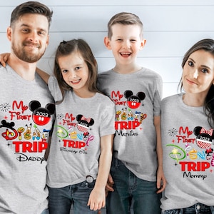 My First Disney Trip Shirt, Disney Trip 2024 Shirt, Disney 2024 Shirt, Disney Trip Shirt, Disney World Shirt, Disneyland Shirt, Disney P117