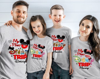 My First Disney Trip Shirt, Disney Trip 2024 Shirt, Disney 2024 Shirt, Disney Trip Shirt, Disney World Shirt, Disneyland Shirt, Disney P117