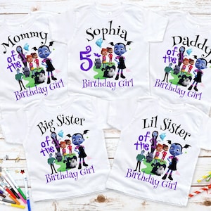 Vampirina Birthday Shirt: Personalized Family Party Theme