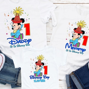 Matching Group Outfit, Mickey Birthday Family Shirts