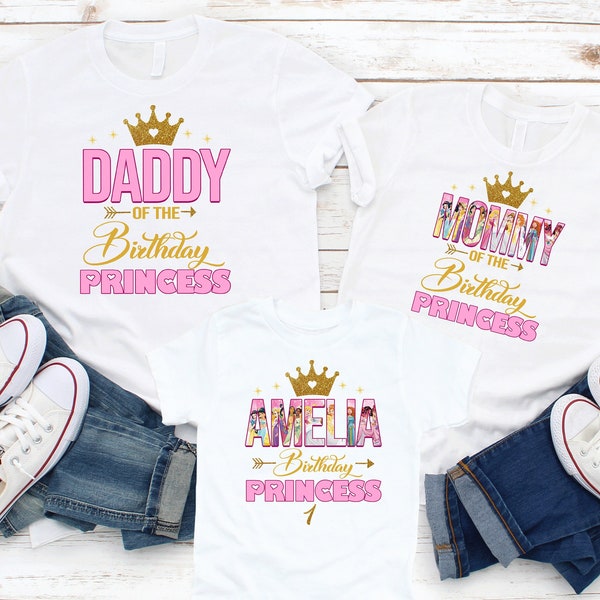 Birthday Princess Shirt, Disney Birthday Shirt, Disney Princess Shirt, Disney Birthday Party Shirt, Disney Gift, Birthday Girl Shirt P153
