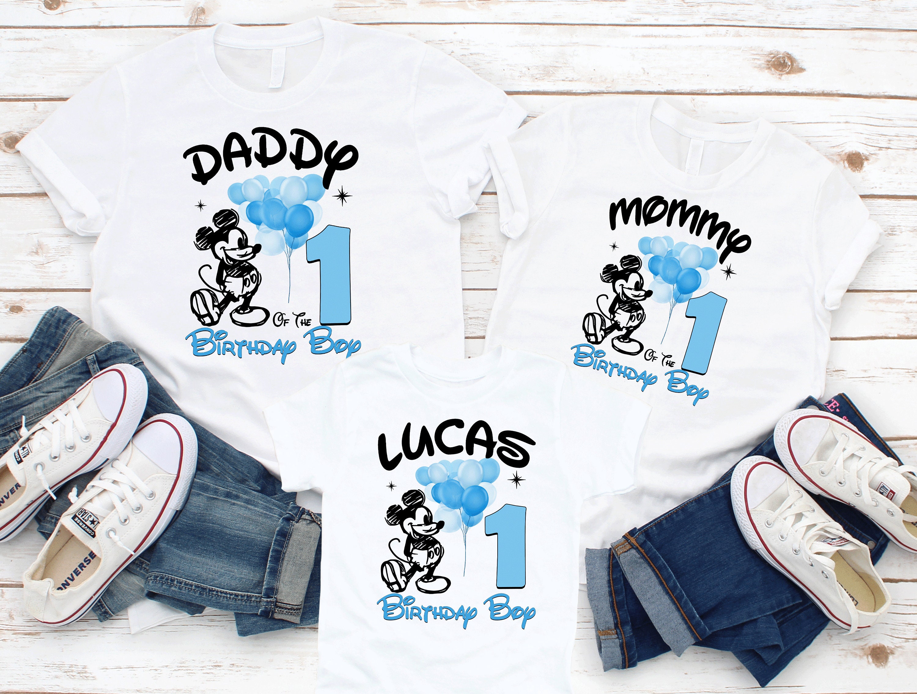 Mickey Mouse Birthday Outfit Blue
