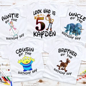 Toy Story Birthday Shirts, Family Birthday Shirts, Toy Story Bday Tee, Toy Story Family Shirts, Toy Story Customized Shirts, Disney Tees P18