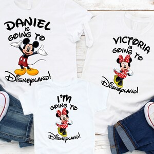 Custom Disneyland Family Shirts: Matching Vacation Tees P65