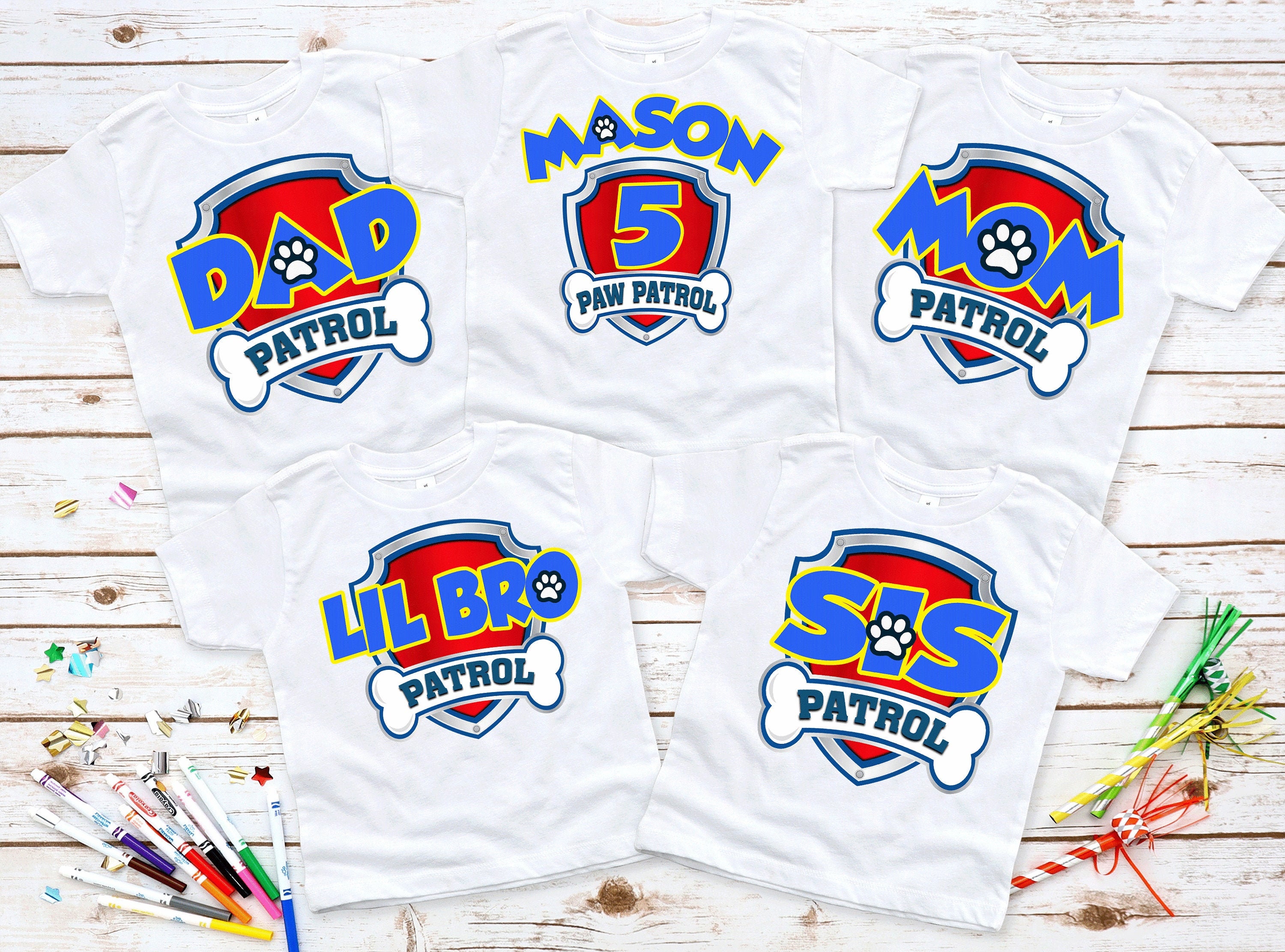 Paw Patrol Shirt Paw Patrol Party Shirt 