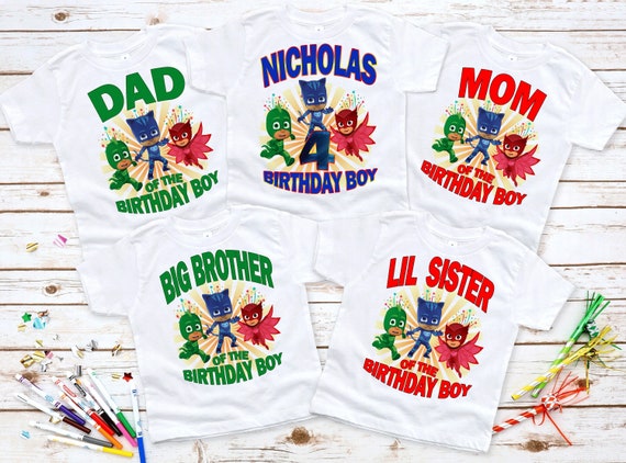 Octonauts Birthday Shirts Custom Party T-shirts Personalized Girl Boy Family