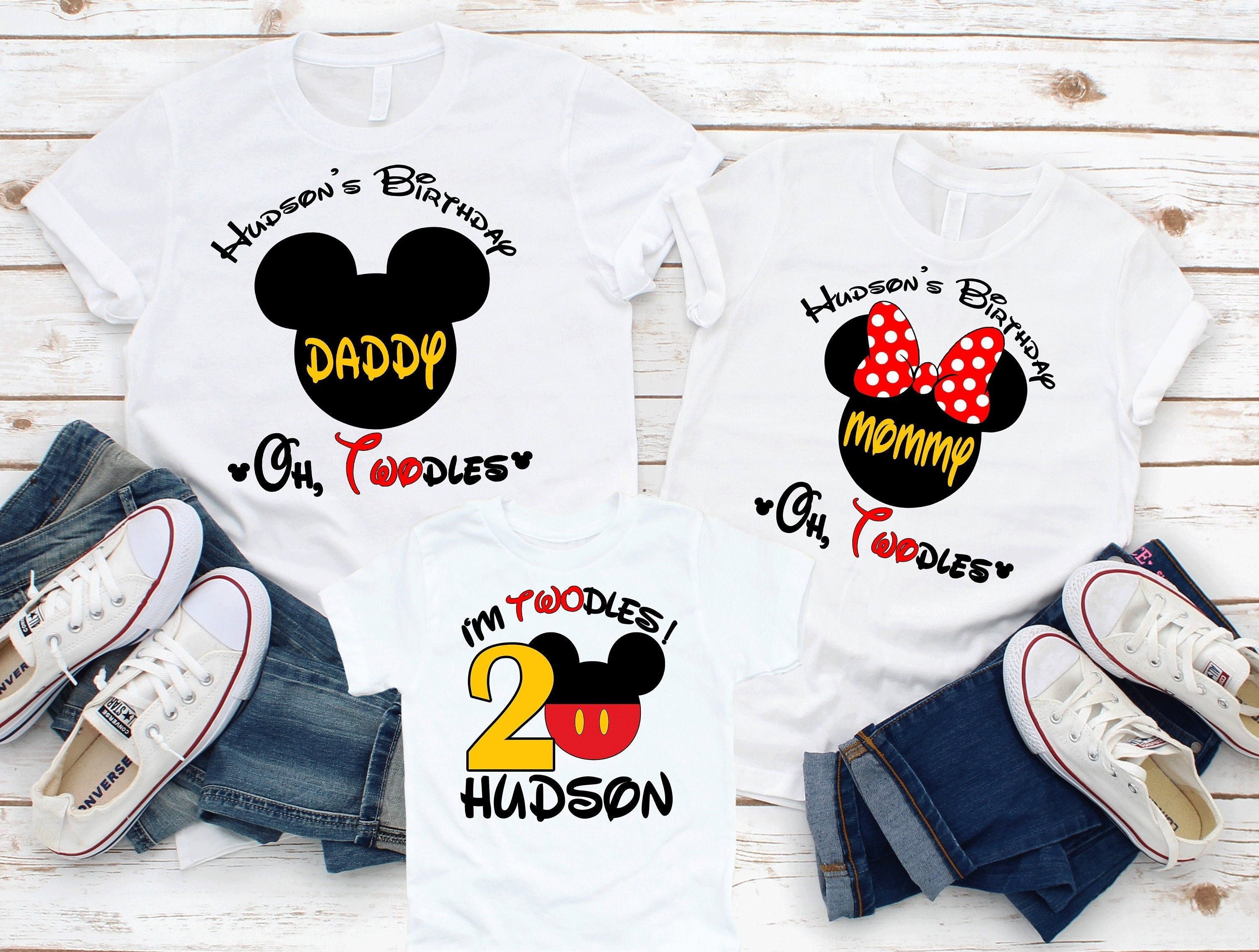 Mickey mouse birthday outfit for 2 year old boy hotsell