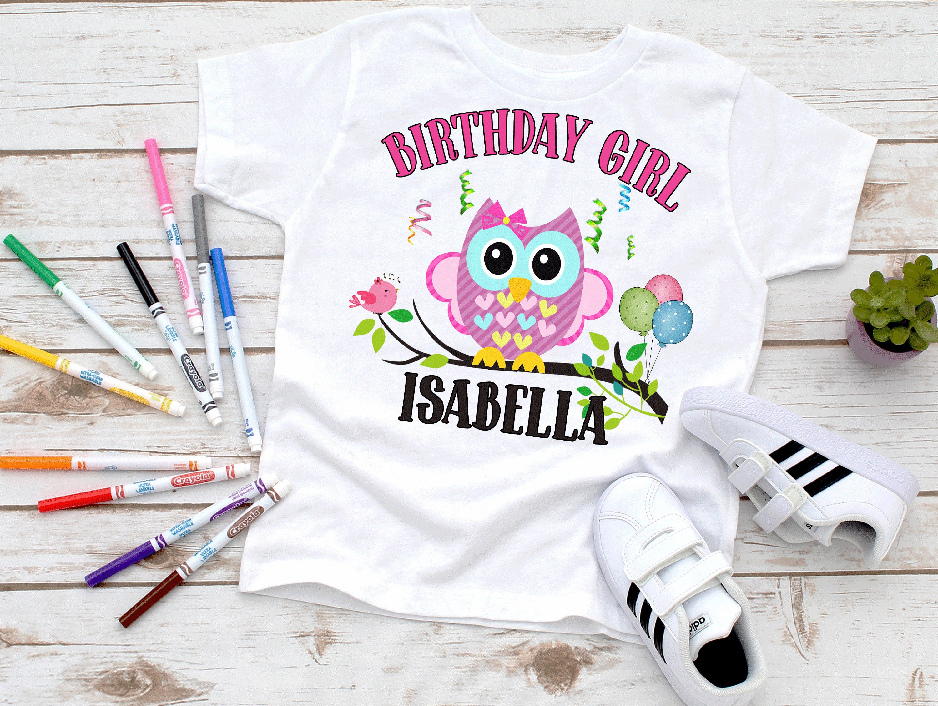 Birthday Family Shirt, Owl's Family T-shirts, Birthday Girl/Boy Shirt, Owl Shirt, Customize, Per