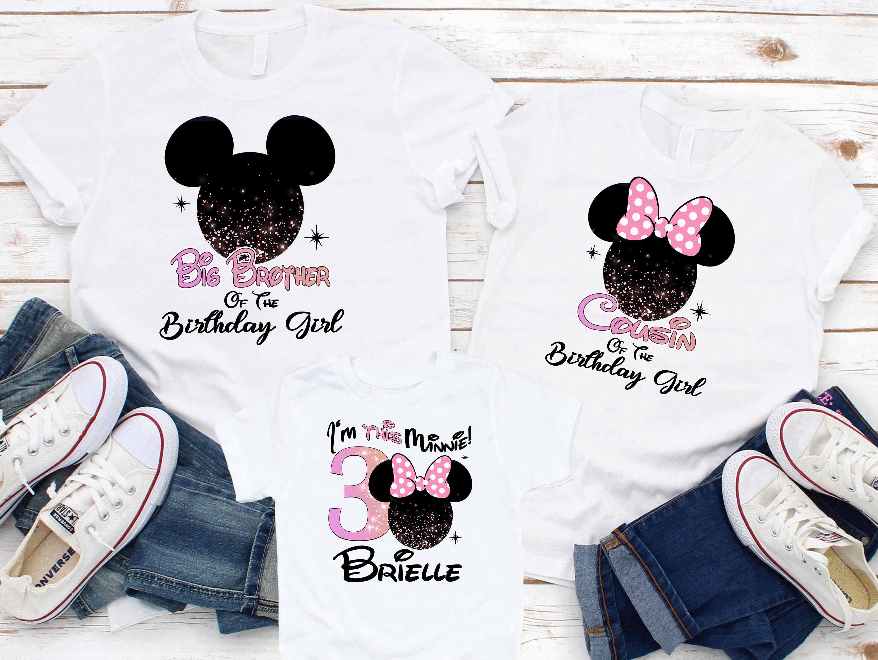Minnie mouse birthday girl shirt sale