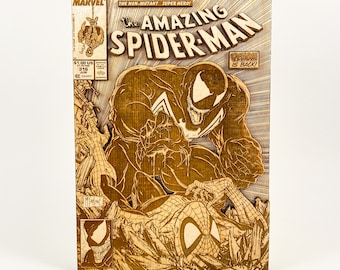Amazing Spiderman 316 | 3d Wooden Comic Book | Modern Age Comic Book Cover