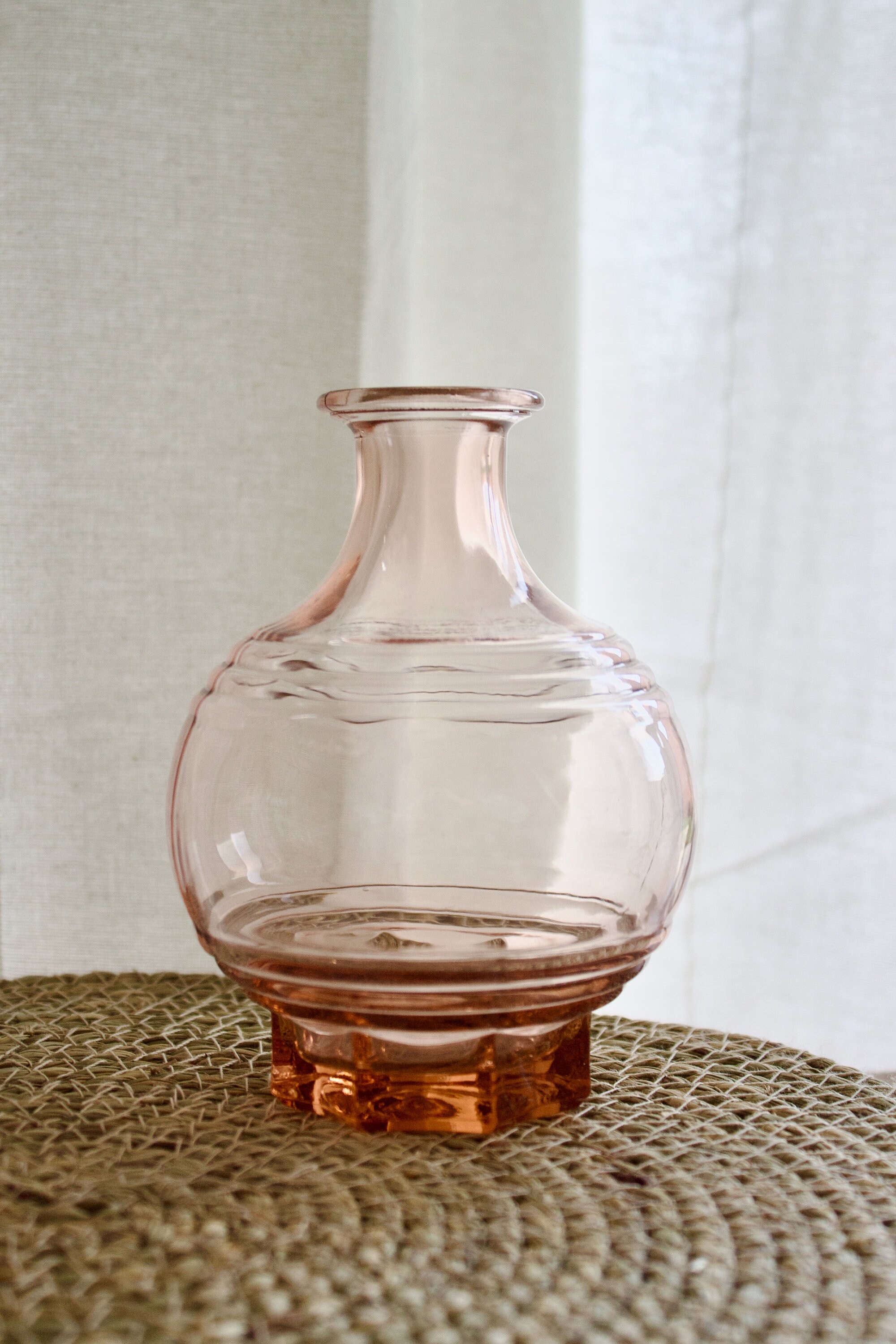 Vintage Orange Coloured Glass Vase / Ornament Etsy