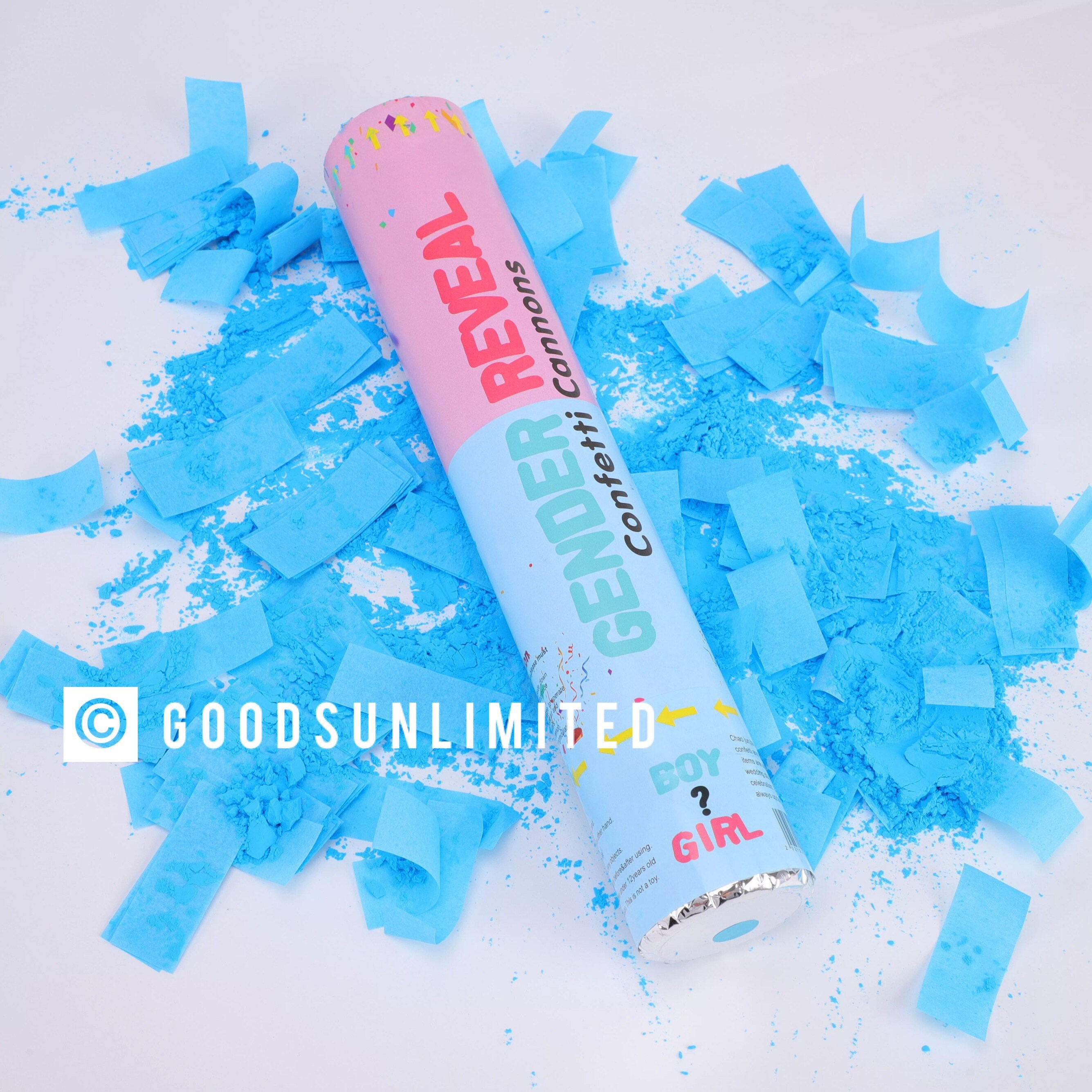 Gender Reveal Powder & Confetti Cannon Gender Surprise Etsy