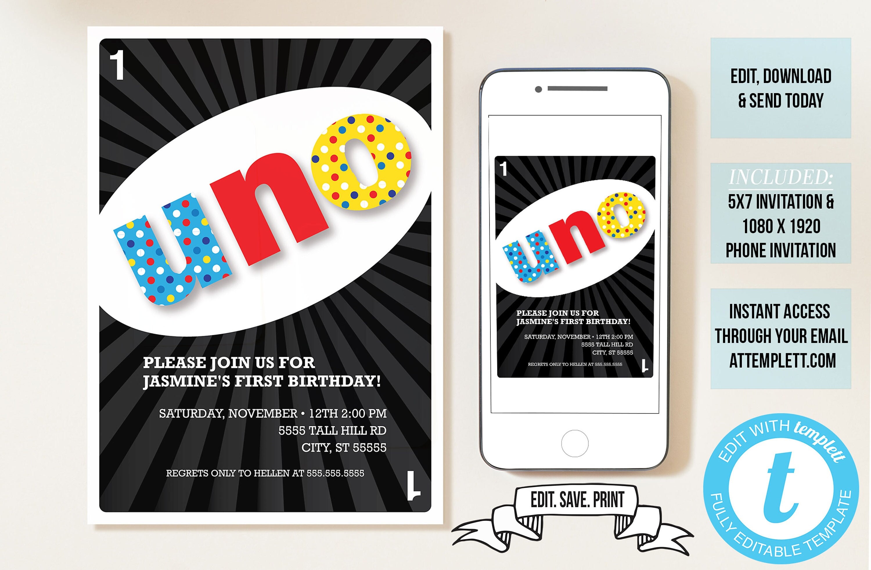 printable uno cards etsy