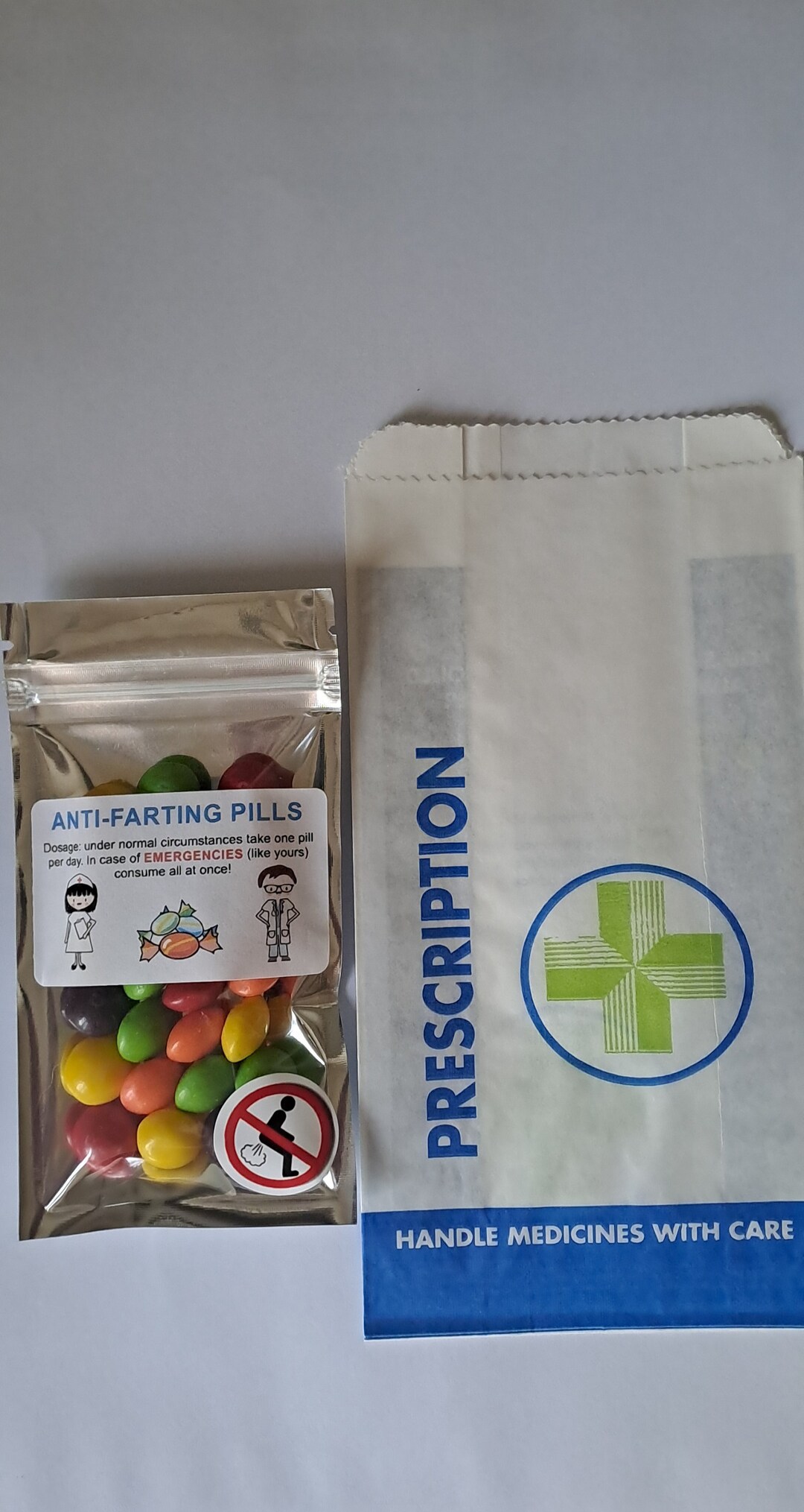 Anti-moaning Pills: Novelty Chocolate Treat Bag - Funny Joke Gift - View #3