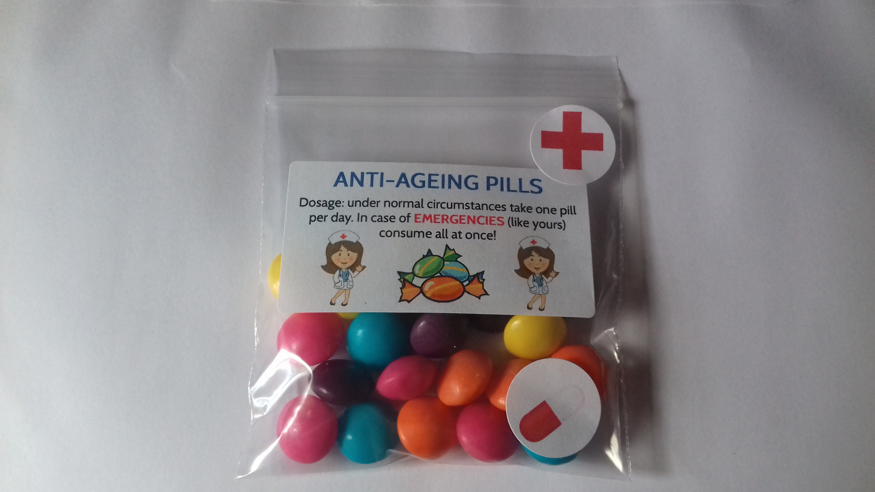 Joke Antiageing Pills. Funny Novelty Cheeky Rude Gift. Etsy UK