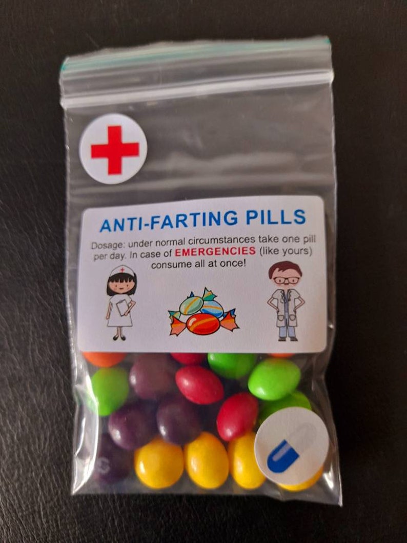 Joke Antifarting Pills. Funny Novelty Cheeky Rude Gift. Etsy