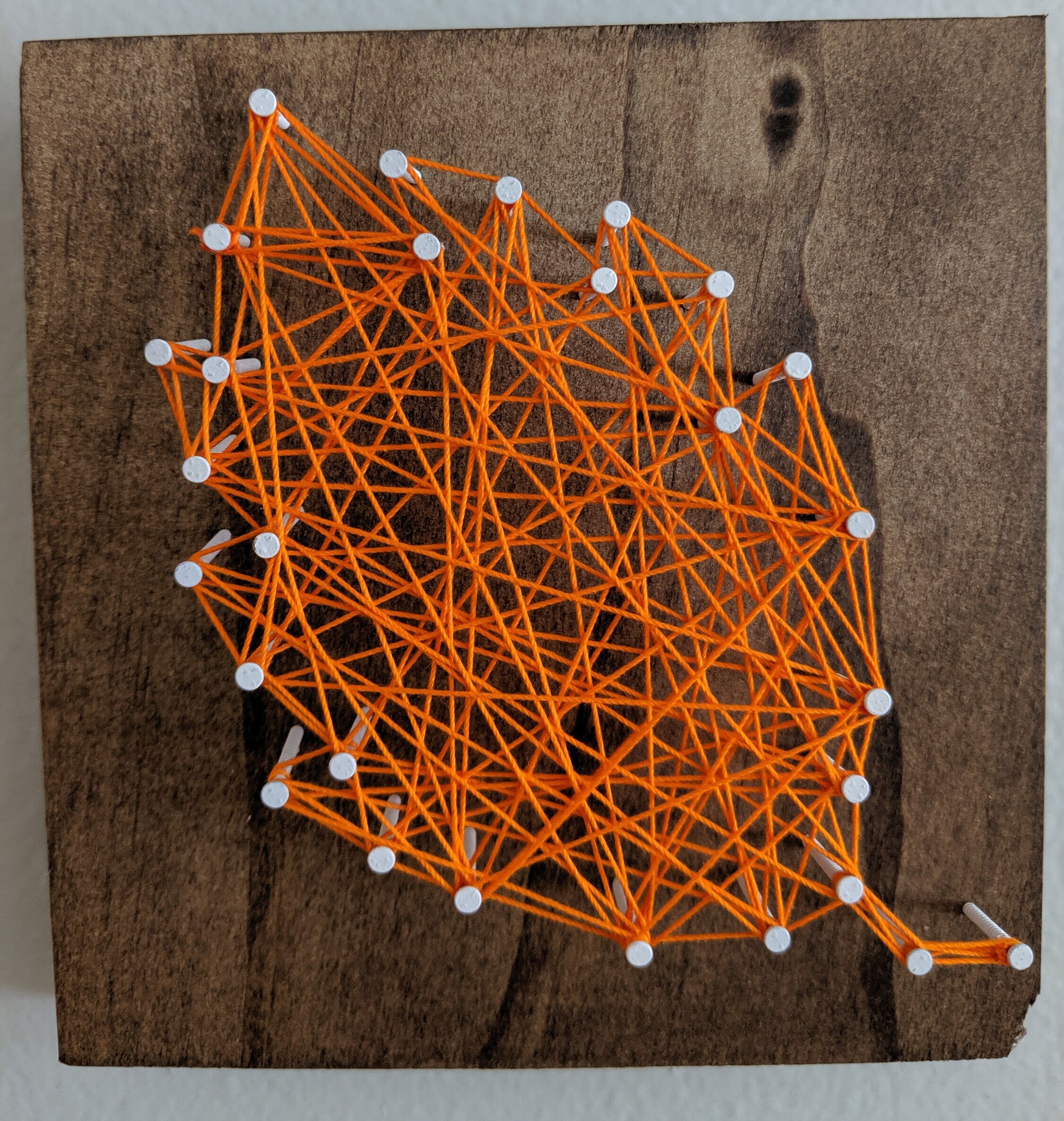 DIGITAL Leaf String Art Template - Etsy