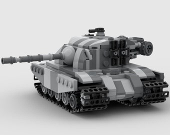 Digital Instructions Only, M117A2 Grizzly Heavy Tank, Compatible With All Major Building Block Brands