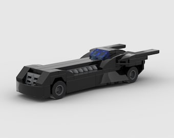 Digital Instructions Only, Mini Batmobile (1940) Inspired Car, Compatible With All Major Building Block Brands