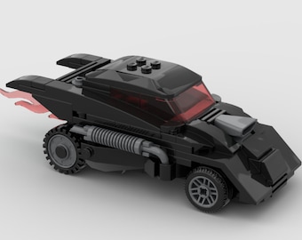 Digital Instructions Only, Batmobile Inspired Mk. III, Compatible With All Major Building Block Brands