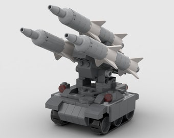 Digital Instructions Only, SSTAMS-1 Surface-To-Air Missile Carrier, Tank, Compatible With All Major Building Block Brands