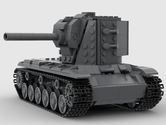 Digital Instructions Only KV 2 WWII Soviet Heavy Tank Custom MOC Compatible With All Major Building Block Brands Etsy UK