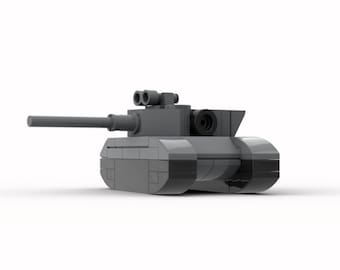 Digital Instructions Only, T-20 "Solid State" Micro Tank, Compatible With All Major Building Block Brands