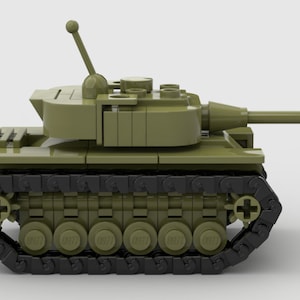Endast digitala instruktioner, M113 Bear Micro Tank, kompatibel med alla större byggklossmärken