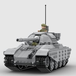 Digital Instructions Only, M8A2 Tormentor Tank, Compatible With All Major Building Block Brands
