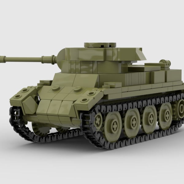 Digital Instructions Only, Soviet WWII BT-7M 1942 Light Fast Tank, Compatible With All Major Building Block Brands