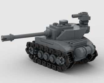 Digital Instructions Only, M22A2 Scorpion Micro Tank, Compatible With All Major Building Block Brands