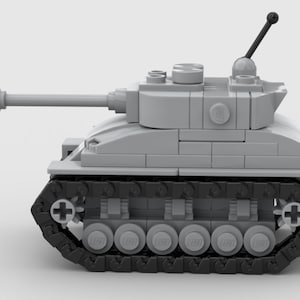 Digital Instructions Only!! for M51 Super Sherman Micro Tank, Compatible With All Major Building Block Brands, MOC