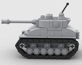Digital Instructions Only!! for M51 Super Sherman Micro Tank, Compatible With All Major Building Block Brands, MOC