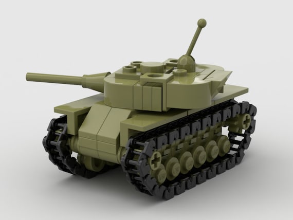 Building Blocks M113 Bear Micro Tank Instructions ONLY Custom MOC 