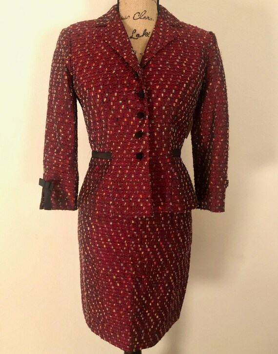 Vintage 1980's Maggy London Two-Piece Suit