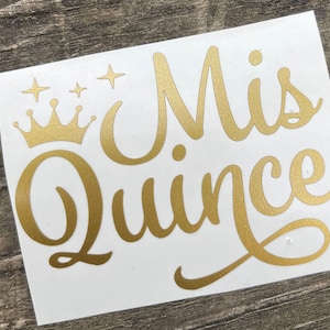 mis quince, mis quince años, mis xv, quinceañera sticker, mis xv decal, Copas para quinceañera|Quinceañera Champagne Flutes| vinyl sticker