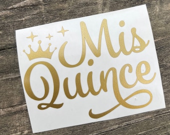 mis quince, mis quince años, mis xv, quinceañera sticker, mis xv decal, Copas para quinceañera|Quinceañera Champagne Flutes| vinyl sticker