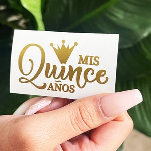 mis coing, mis coing años, mis xv, sticker quinceañera, décalcomanie mis xv, Copas para quinceañera|Flûtes à champagne Quinceañera| autocollant en vinyle