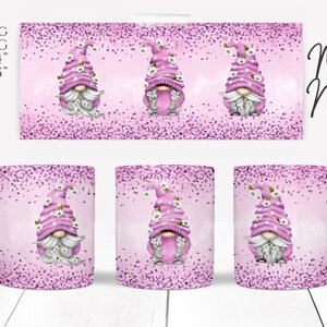 11oz and 15 Oz Pink Daisy Mug Png wrap Sublimation  coffee Mug File Digital Download
